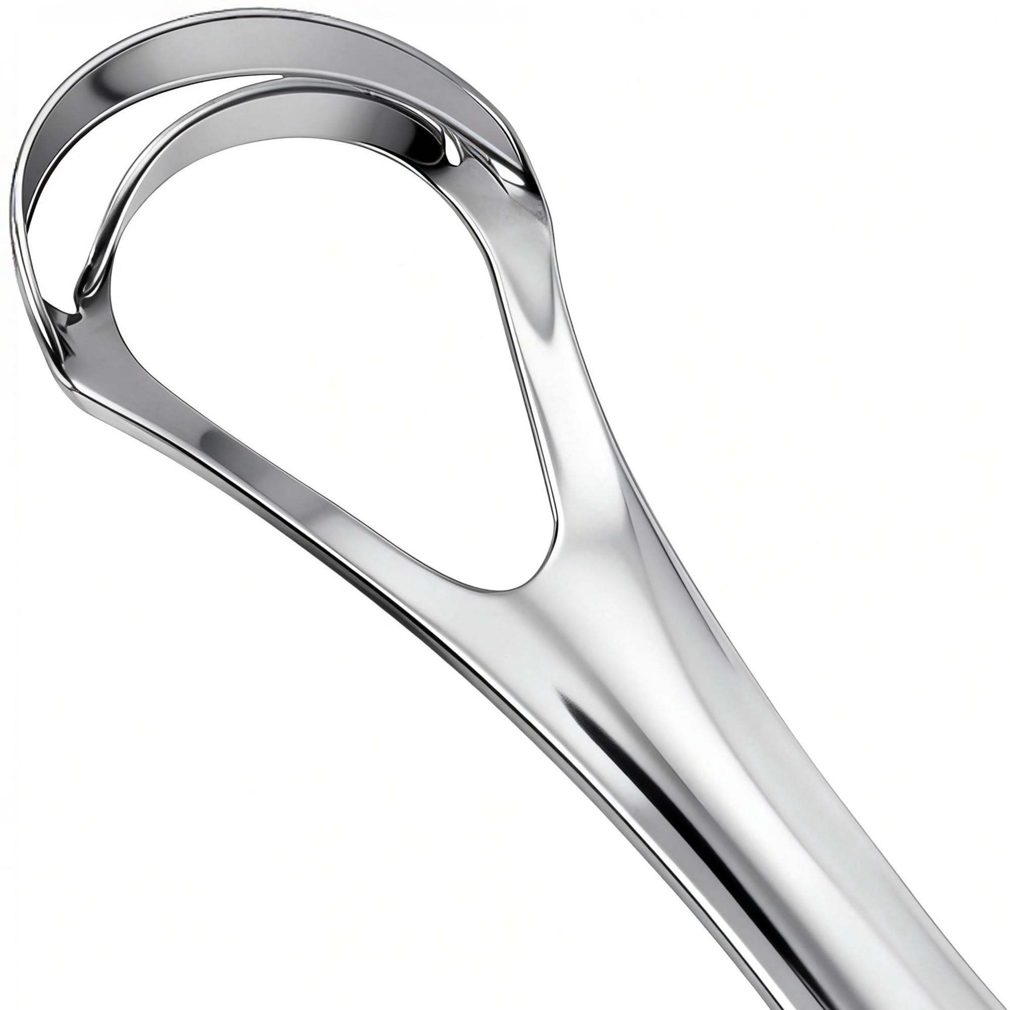 G.CATACC Metal Tongue Scraper for Adults & Kids, Stainless Steel Tongue Cleaner Scrubber for Oral Care - Reduce Bad Breath