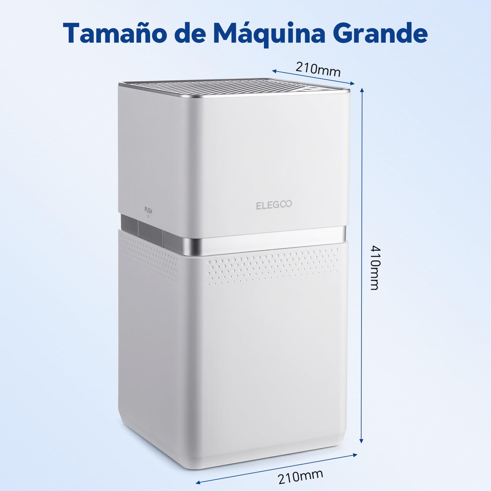 ELEGOO Mars Mate Purificador de Aire con Filtro de Carbón | Elimina 95% TVOC, 35dB, filtro reemplazable 2 meses, compatible con Mars/Saturn