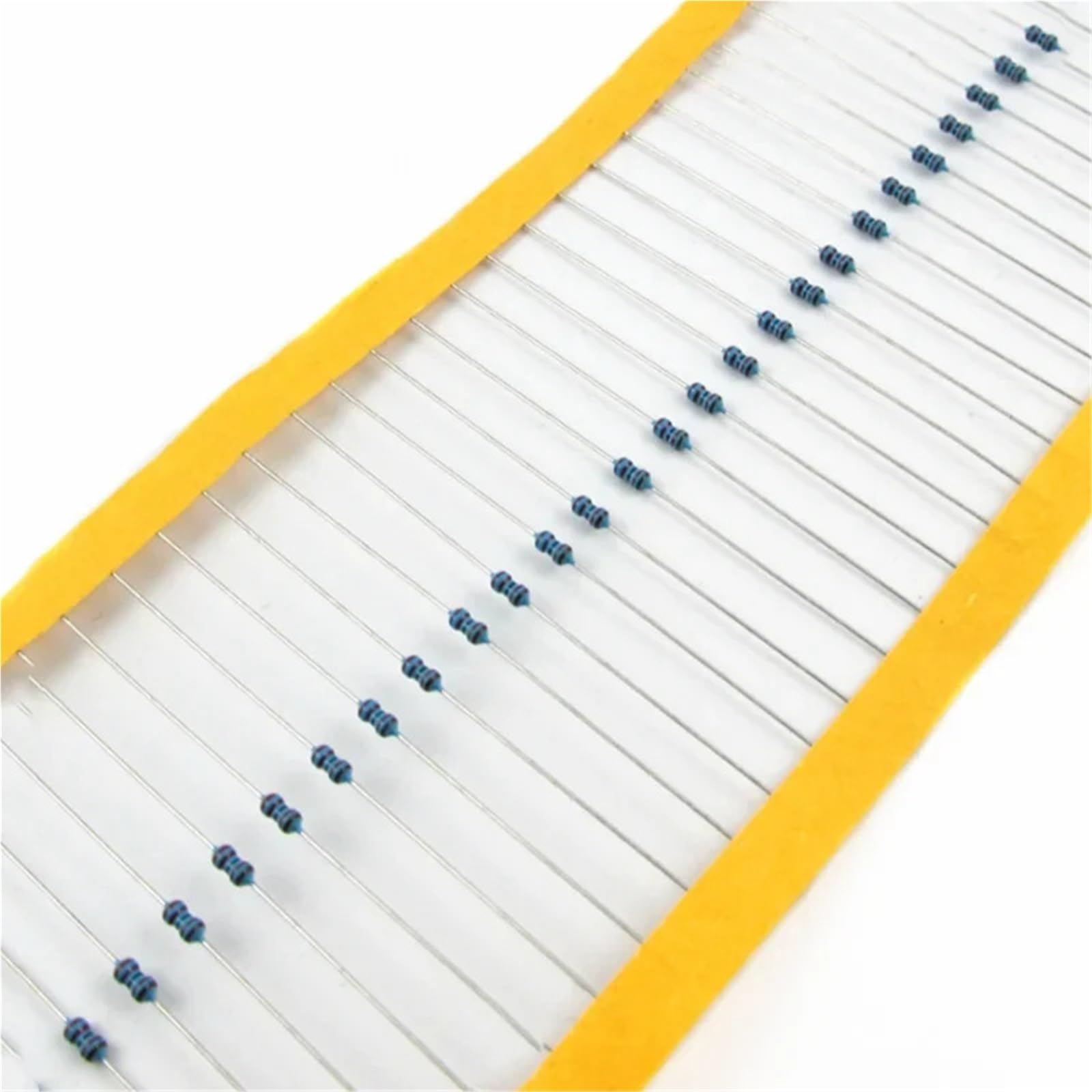 1000 Stück Metallfilmwiderstände 1/8W / 1/6W – ±1%, 56Ω Bis 910Ω (z.B. 56, 120, 150, 180, 470, 680, 910 Ohm)
