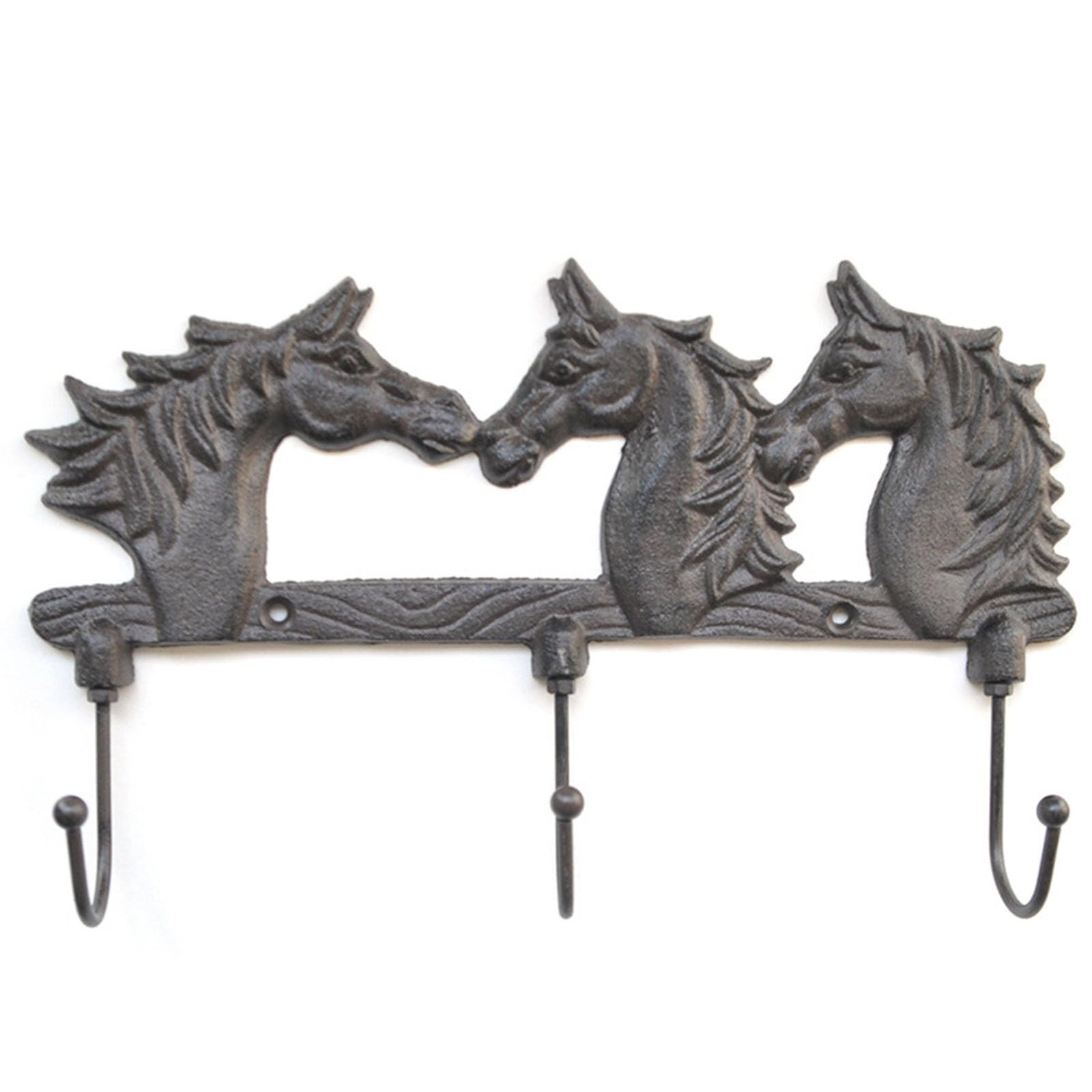 YLFKWLHRW Cast Iron Coat Hooks Vintage Wall Hooks Retro Garden Decorations Courtyard Coat Hook for Coats Keys Bags