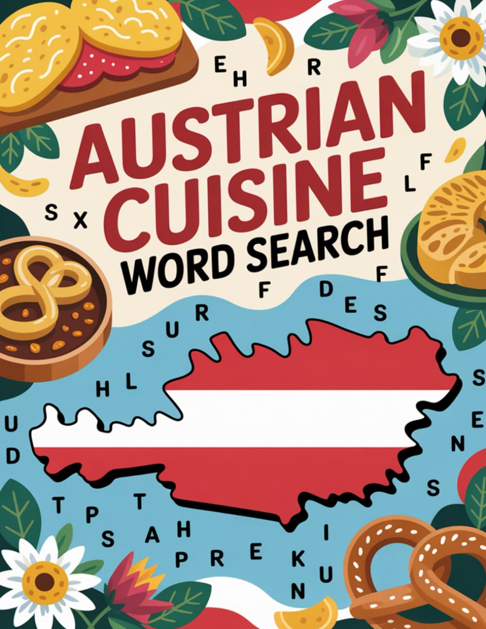 World Flavors: Austrian Cuisine Word Search — Dishes, Ingredients & Traditions: Large Print (World Flavors: A Global Cuisine Word Search Series)