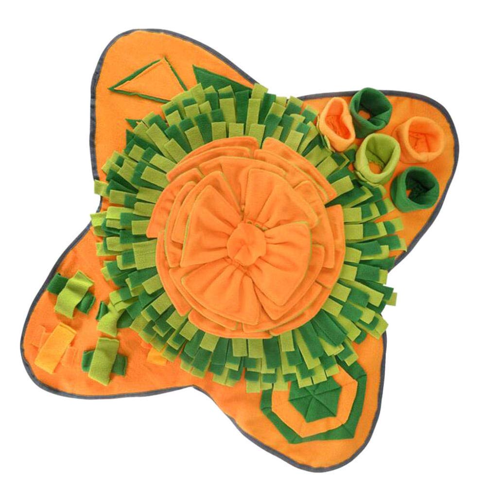 Trainingspads Für Hunde Pet Toys Hundebetten Matsround Pet Sniffing Pad Waschbare Trainingsdecke Fütterungsmatte Piecing Dog Toys 1St