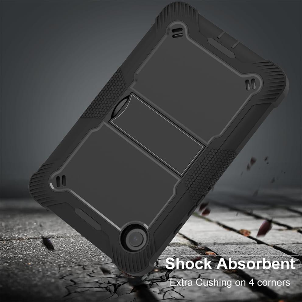 Image of ProElite Cover for Samsung Galaxy Tab A11 8.7 inch /A9 8.7 inch Case, Rugged Shockproof Heavy Duty Back Case Cover for Samsung Galaxy Tab A11 /A9 8.7 inch, Black