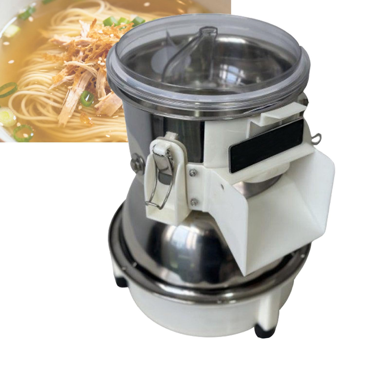 Hackfleisch Zerkleinerer,Hähnchenzerkleinerer,HäHnchen Shredder,Transparent Lid Sichtbares Hähnchenbrust Zerkleinerer Werkzeug,von Hähnchen,Schweinefleisch,Rindfleisch