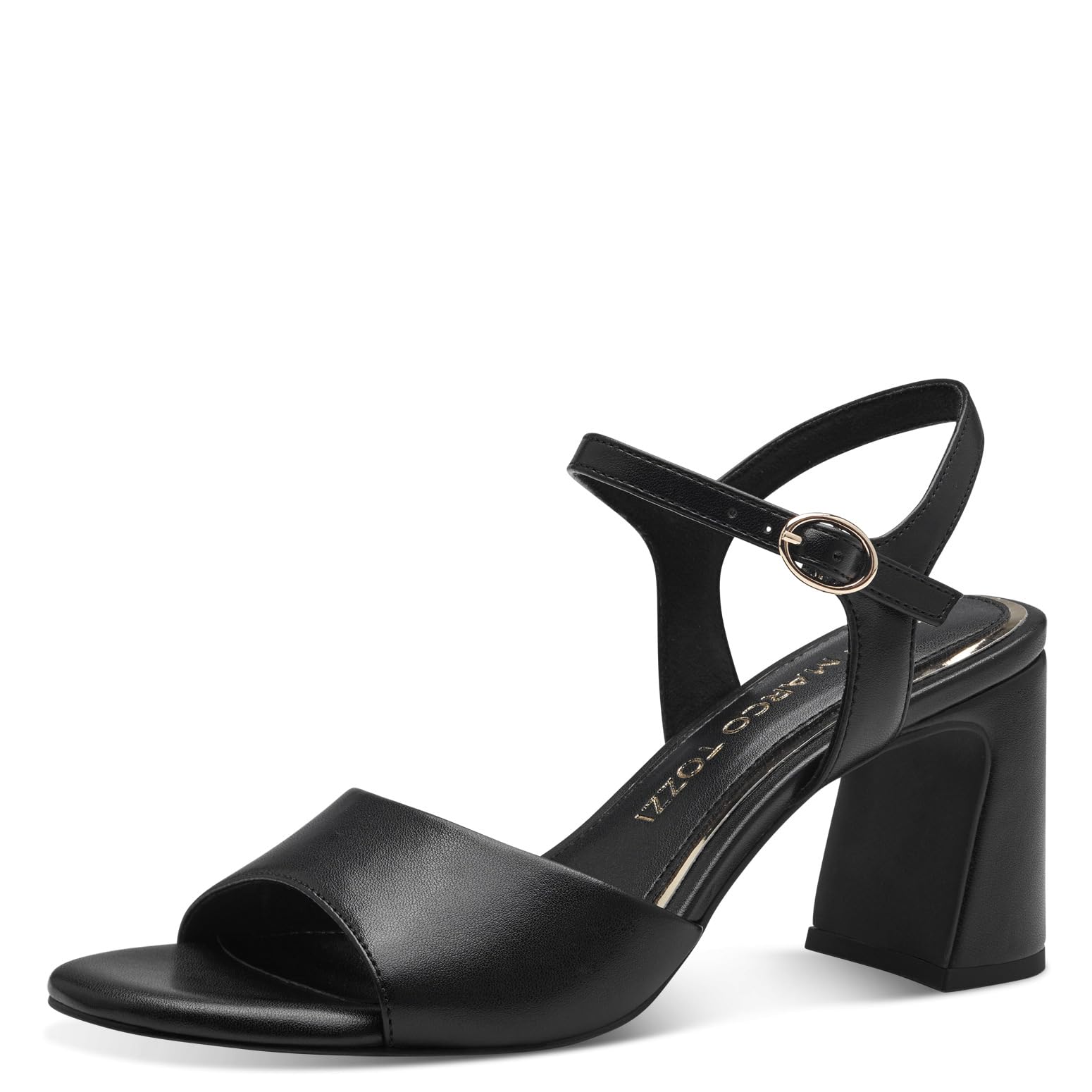 MARCO TOZZI Women's 2-28384-44 Heeled Sandals, black, 7 UK