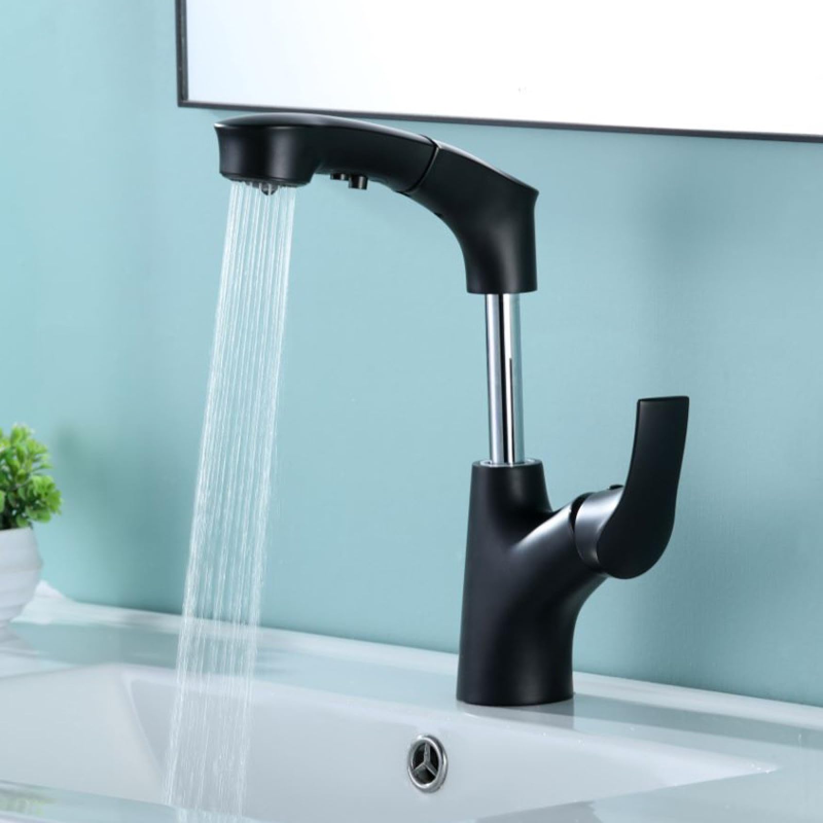Robinet extractible de salle de bain pour laver vos cheveux facilement Modèle B