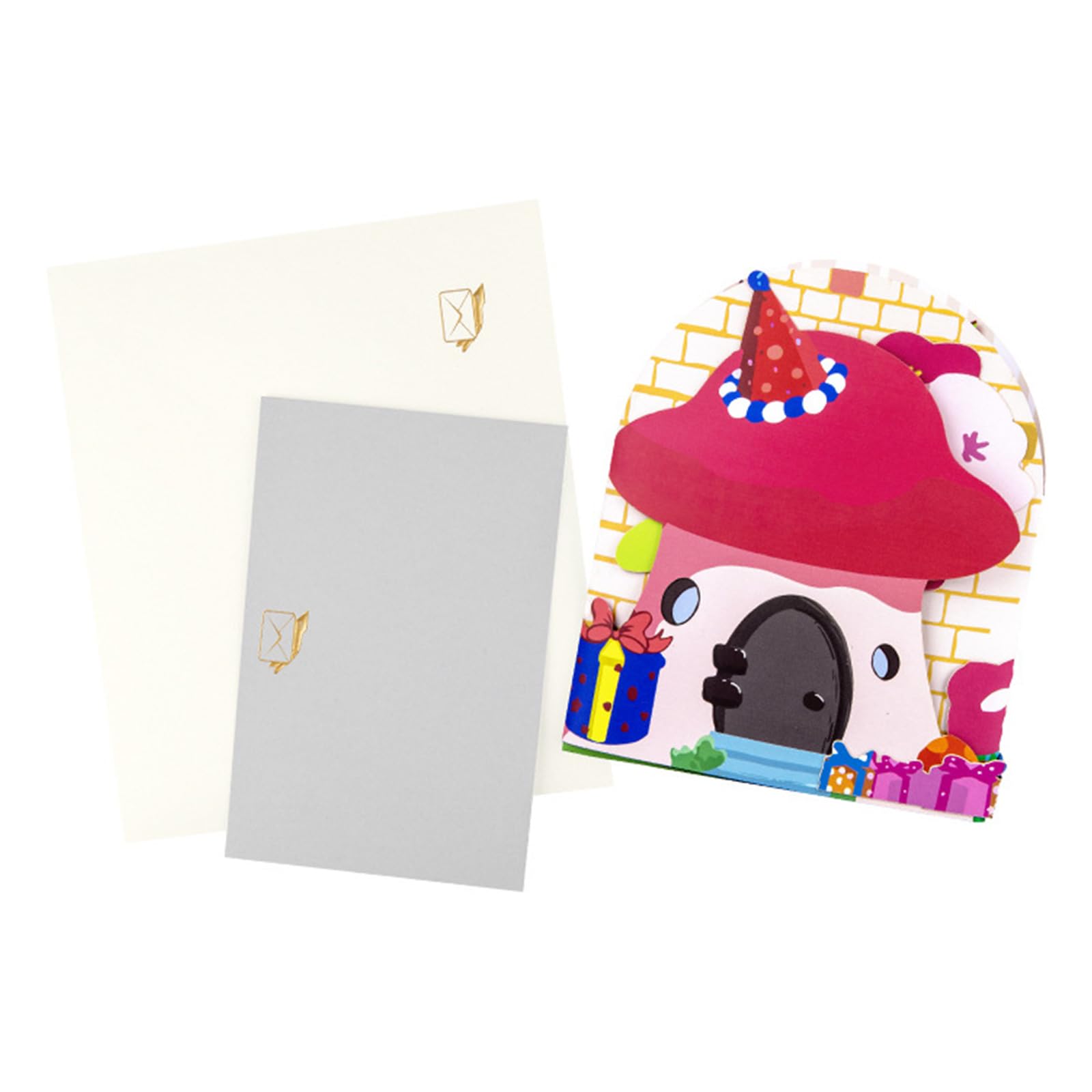 Buxuaaaa Sturdy 3D Cats Popup Birthday Card Greeting Card Decoration for Children, Great for Family Gatherings and Event Tuxedos Cats