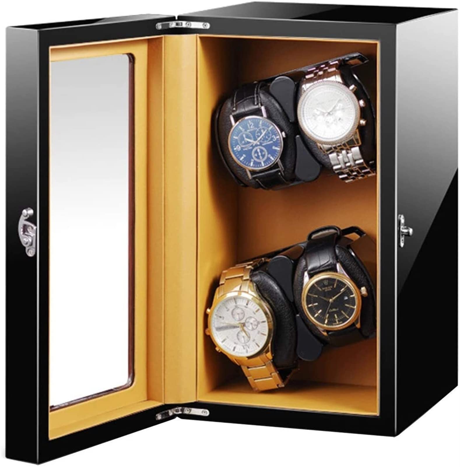 Remontoir 4 montres automatiques avec moteur silencieux et oreiller souple