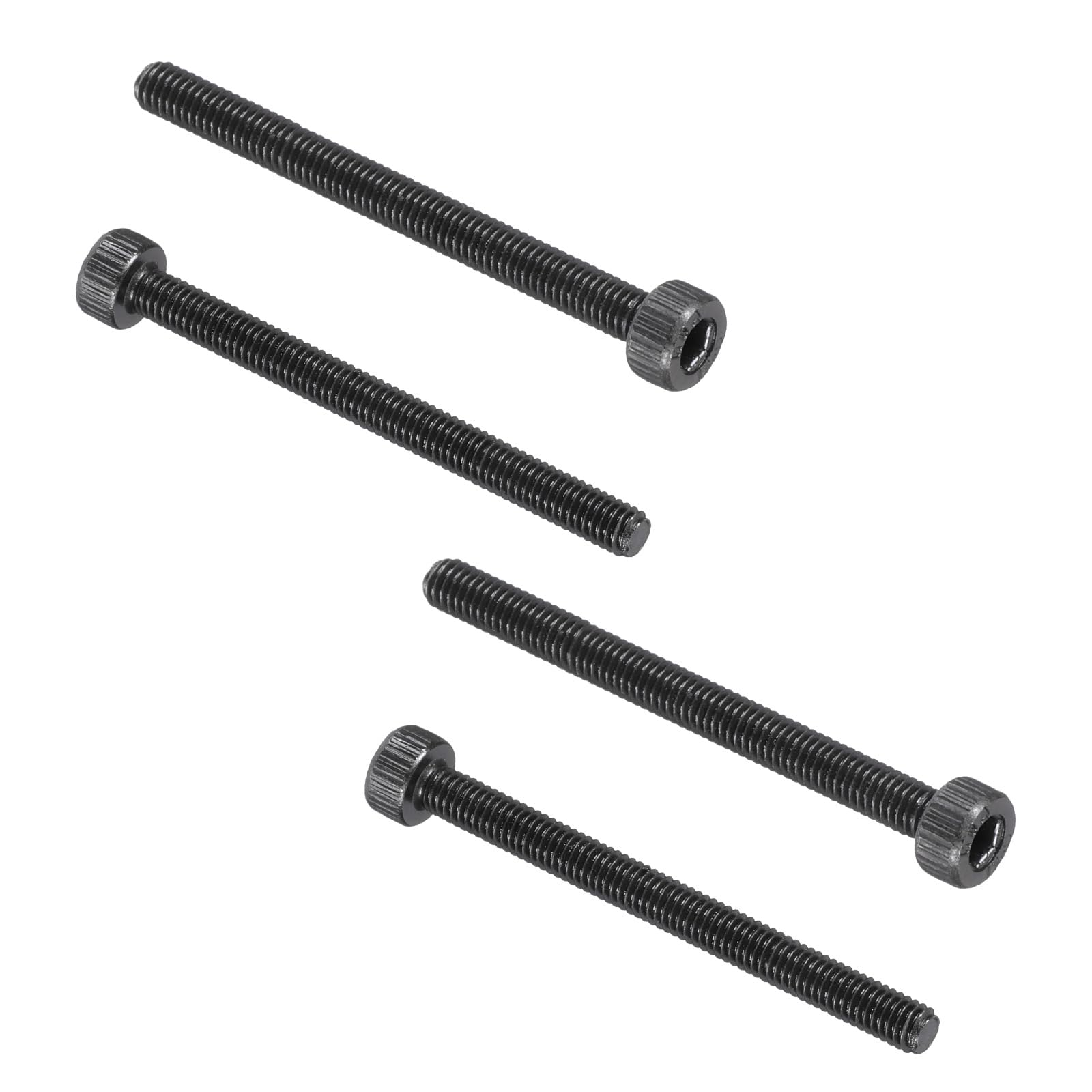 PATIKIL 100 Pcs M3 x 35 mm Hex Socket Head Cap Screws Bolts, 12.9 Grade Carbon Steel Socket Drive Screws, Black Oxide, Full Threads