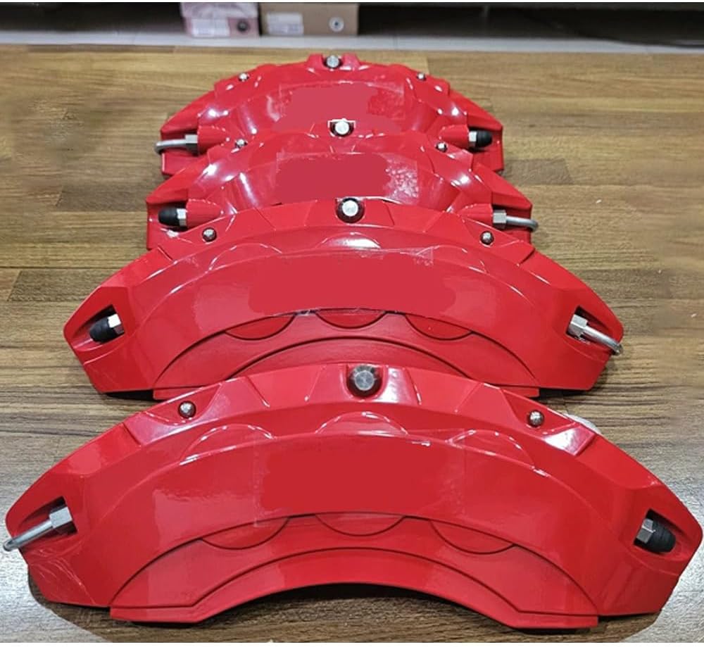 4Pcs Red Compatible with Audi Aluminum Alloy Caliper Covers for Q3/Q4/ Q5/ Q6/ Q7 /Q8 /A4/ A5/ A6 /A7 /A8/ R8 /TT/SLINE