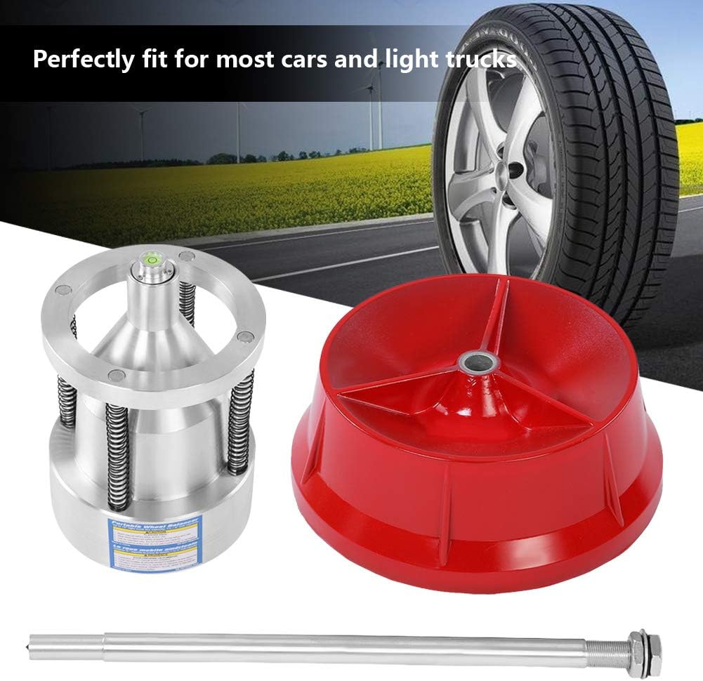 Truck Wheel Balancer, Car Truck Portable Hubs Wheel Tire Balancer Bubble Level Heavy Duty Rim