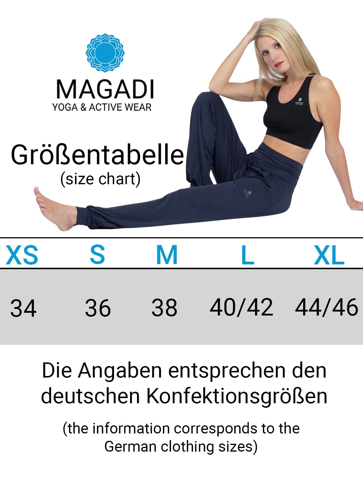 Magadi Yogahose Florence aus Naturmaterial