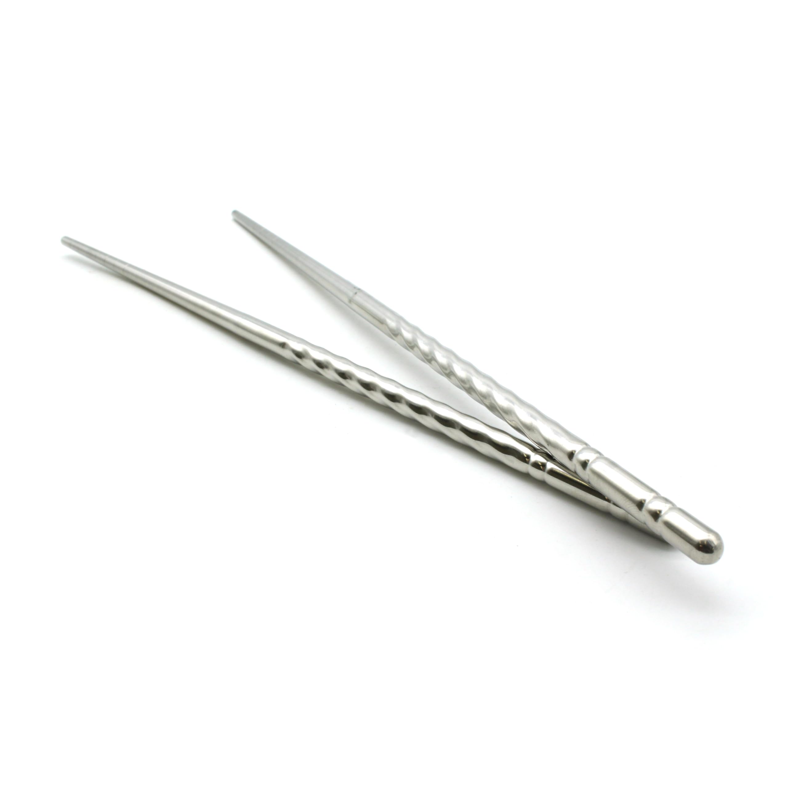 Amazon.com: TMAX 5 Pairs Spiral Stainless Steel Chopsticks Silver