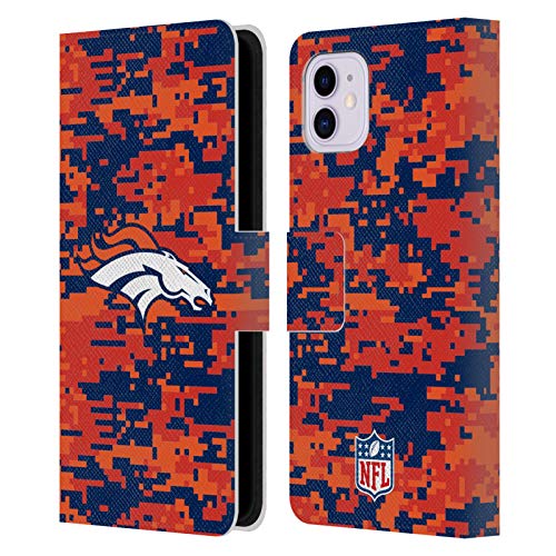Carcasa iPhone 11 Denver Broncos antigolpes con tapa para proteger la pantalla