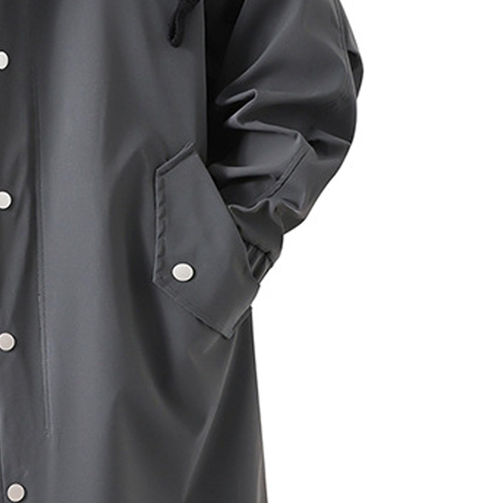 Giacca casual da uomo, giacca leggera da safari uomo, con bottoni, in cotone, militare, esterno, a maniche lunghe