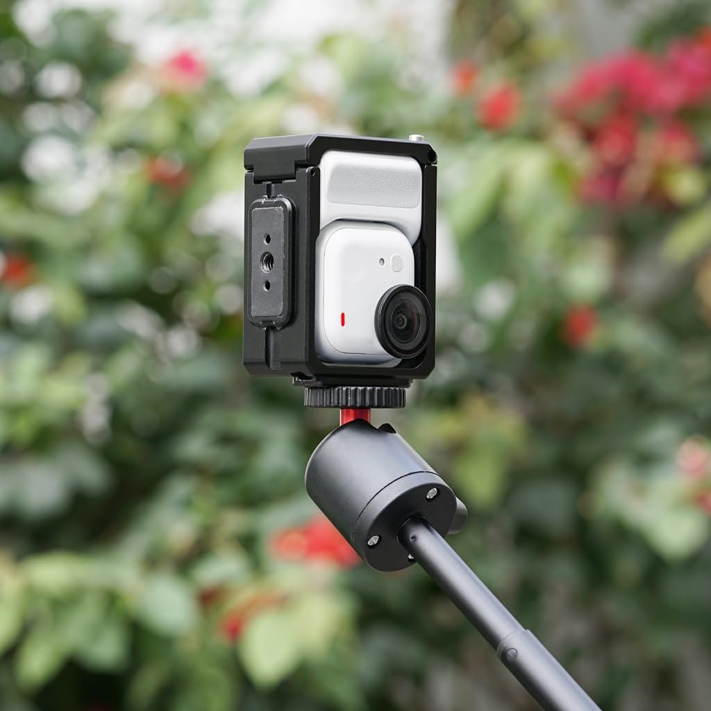 Aluminum Shell for Action Camera Includes Magnetic Base and Locating Hole