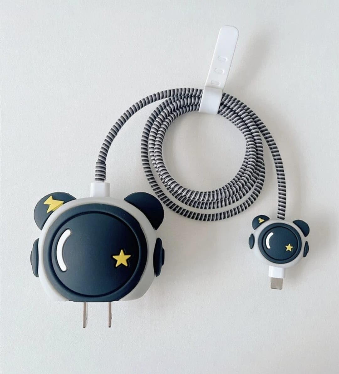 Soomio 3D Cartoon Case for iPhone Charger 18W/20W Only, Soft Silicone