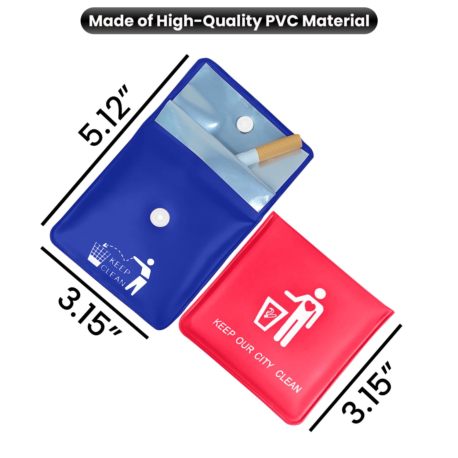 cigarette end pouches Amazon.com: Jeuristic Ashtrays for Cigarettes Pocket Ashtray Pouch