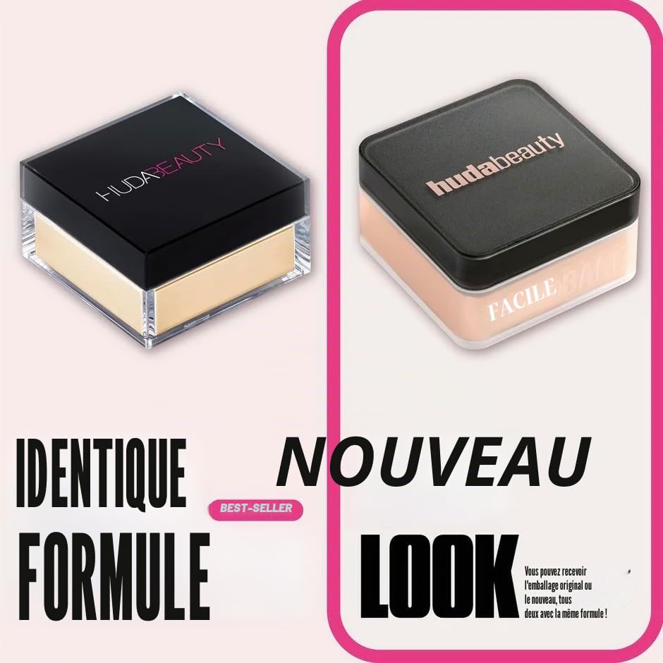 HUDA BEAUTY Original | Easy BAKE | Loose Baking & Setting Powder | Poudre libre fixant le maquillage | 20 grammes (UBE BIRTHDAY CAKE., 20 g (lot de 1) | by BELLA