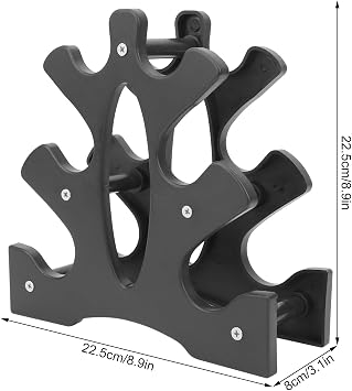 Dumbbell Rack Set, 20kg Bearing Weight Stand 3 Tier Hand Weight Tower Stand Exercise Weight Stand for Home Gym