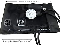 Vista 3 de Tensiómetro aneroide manual para presión arterial de pulsera EMI LARGE con funda