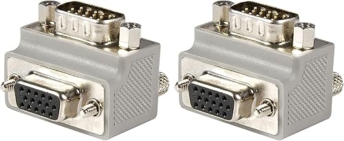 Miniatura 5 de StarTech.com Adaptador VGA de ángulo recto - VGA en ángulo recto a VGA - MachoHembra - Tipo 1 - Cable adaptador VGA (GC1515MFRA1)