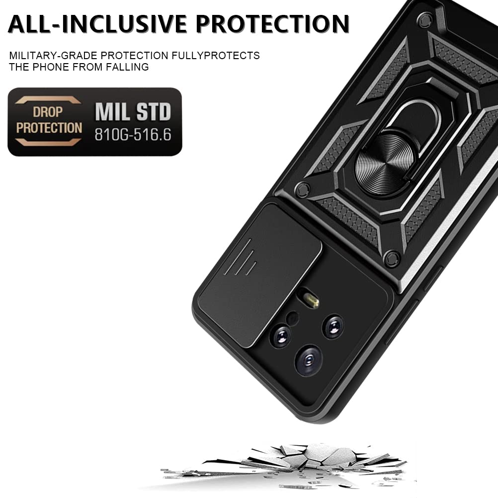 Custodia Xiaomi 13 Lite / Civi 2: Cover Rugged con Anello e Protezione