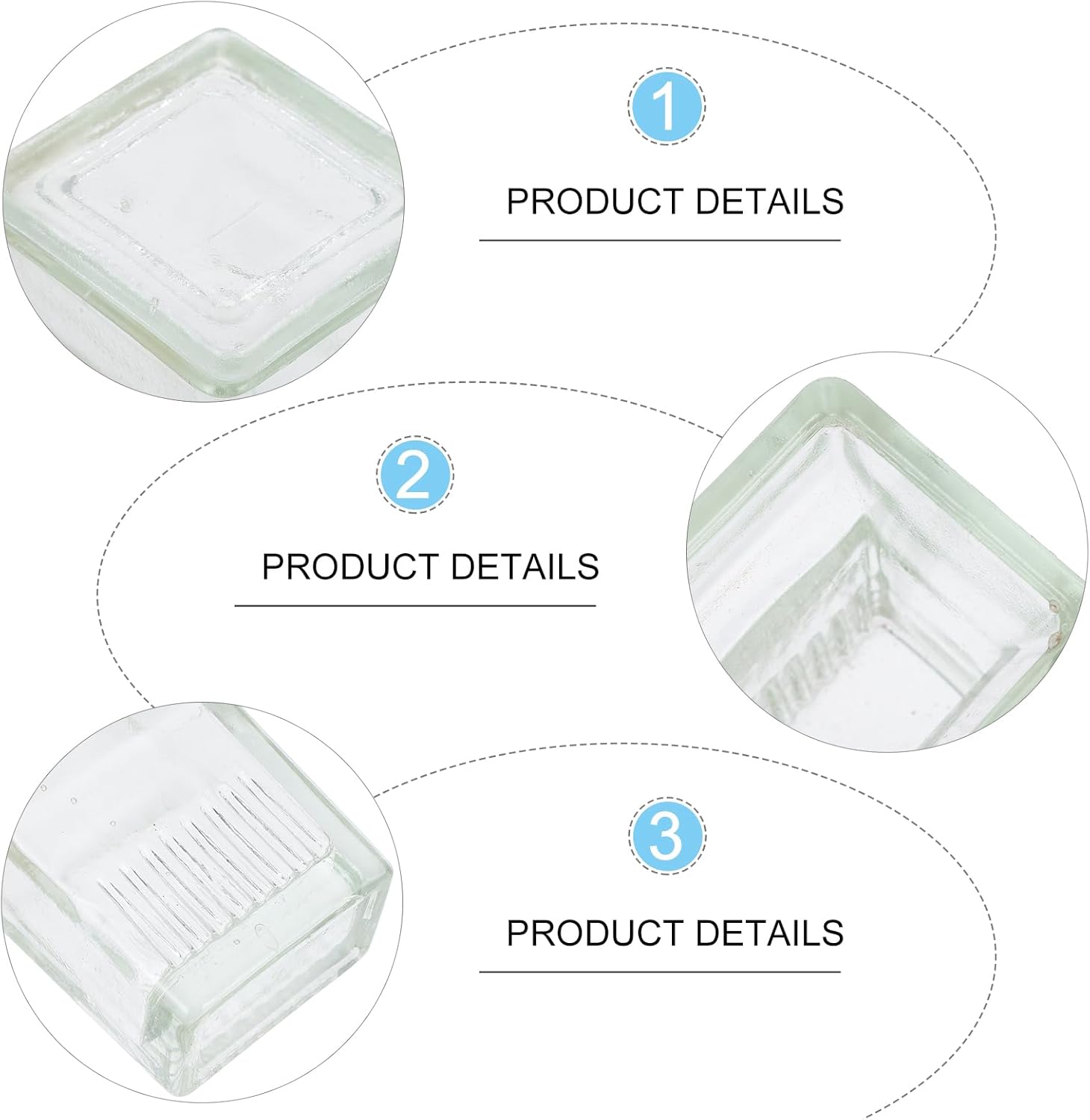 2 Pcs Coplin Staining Jar, Glass Staining Jar Laboratory Material 9- Slide Tank Glass s with Lids Lab Coplin s Transparent Dispenser Container Flask Microscope