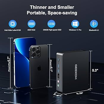 【美品】GEEKOM ミニPC Air12 Lite Amazon.com: GEEKOM Air12 Lite Mini PC (3-Year Warranty