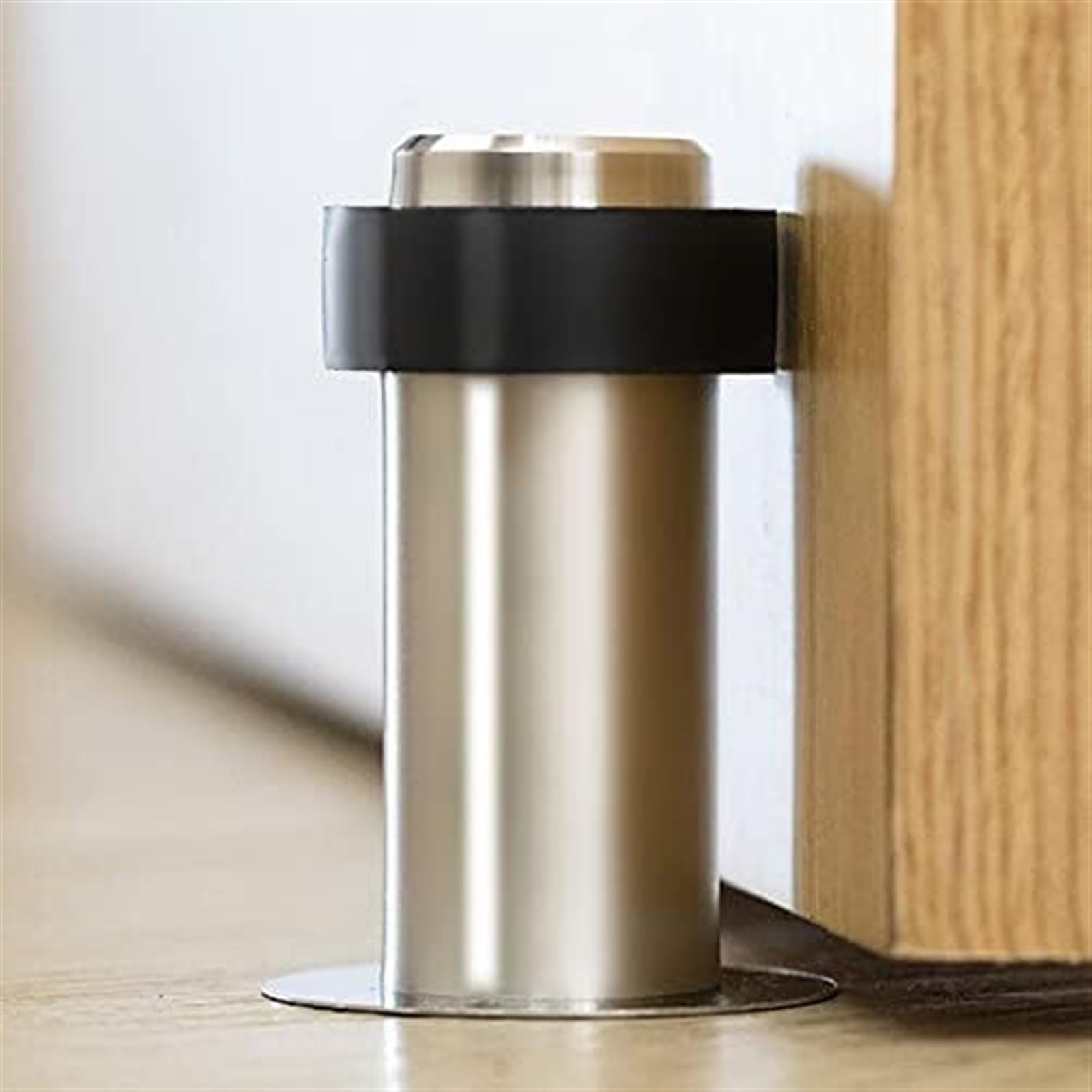 Tope de puerta de acero inoxidable, almohadilla protectora for puerta, protección anticolisión, topes de puerta redondos autoadhesivos, Protector de pared