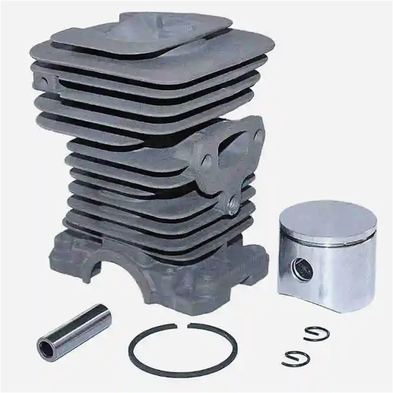 HUILA ZESTAW TŁOKA CYLINDRA 142 40MM 530-0699-41 DO PIŁY ŁAŃCUCHOWEJ 141 41 PIERŚCIENIE ZAPŁONOWE ZAKRĘTKI USZCZELKA ŚWIECA ZAPŁONOWA ZESPÓŁ KLATKI IGLICY(10 Pcs Cyl. Kit)