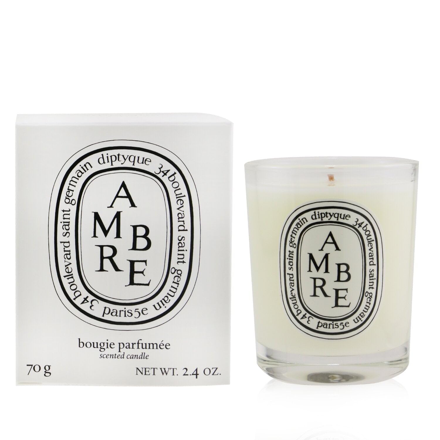 Diptyque Ambre Scented Mini Candle 70 g
