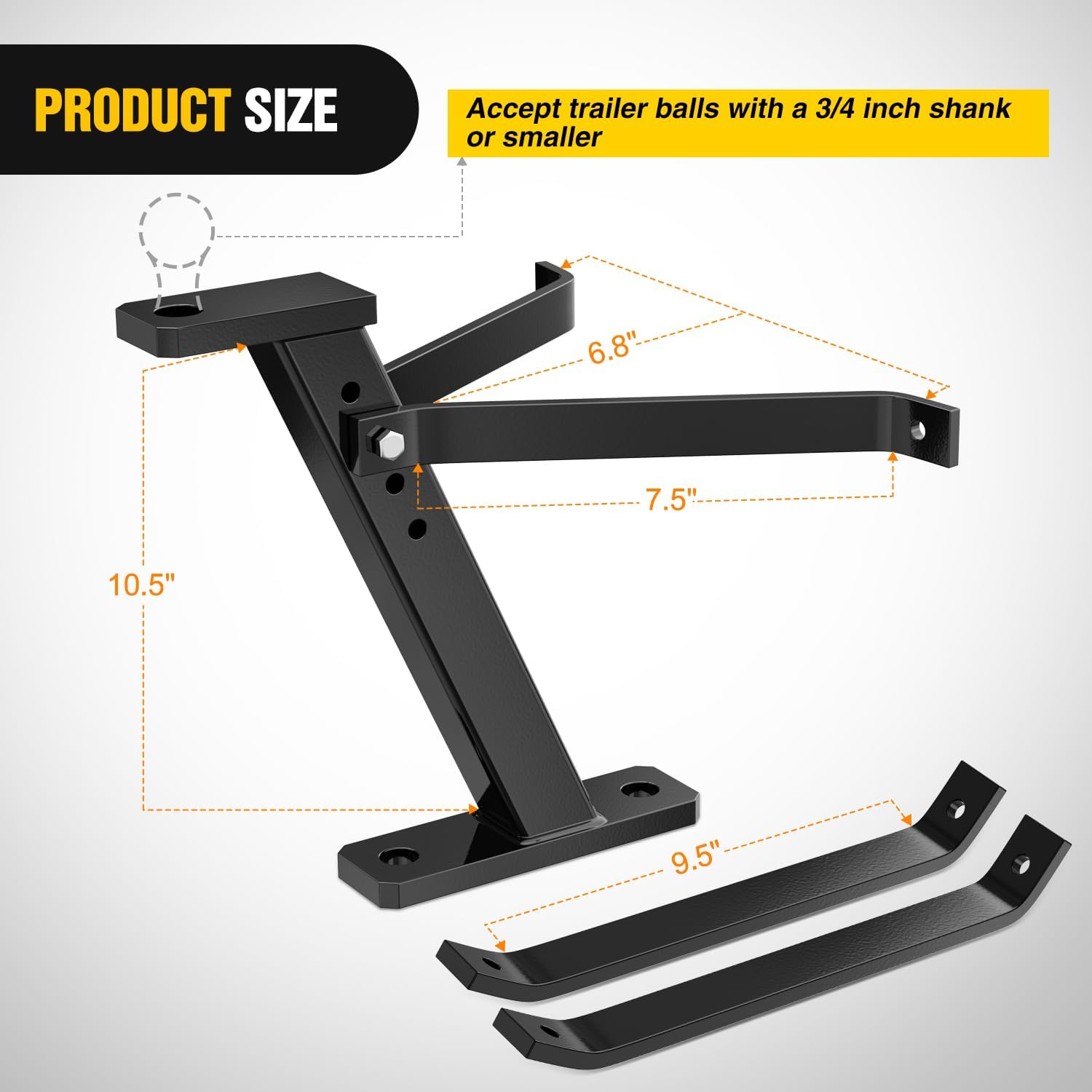 Nilight Trailer Towing Hitch for Lawn Mower Garden Tractor Pro Hi Hitch Compatible with John Deere Cub Cadet Husqvarna Craftsman Poulan Riding Mower