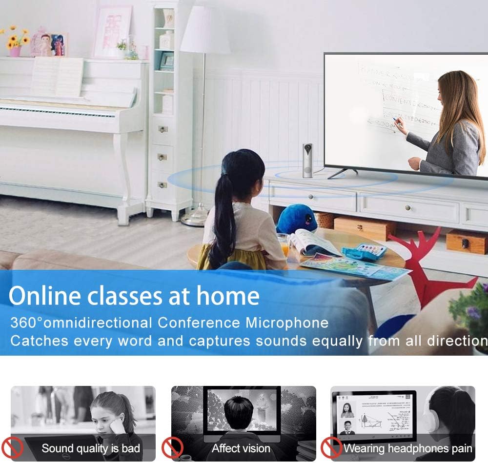 Onе-Dау Sаlе: Uр tо 60% оƒƒ YSX Conference Room Camera - Conference Call Speaker, 1080p Video Conference Camera with Speaker, USB Plug and Play, Webcam with Microphone for Zoom Skype… (Version I)