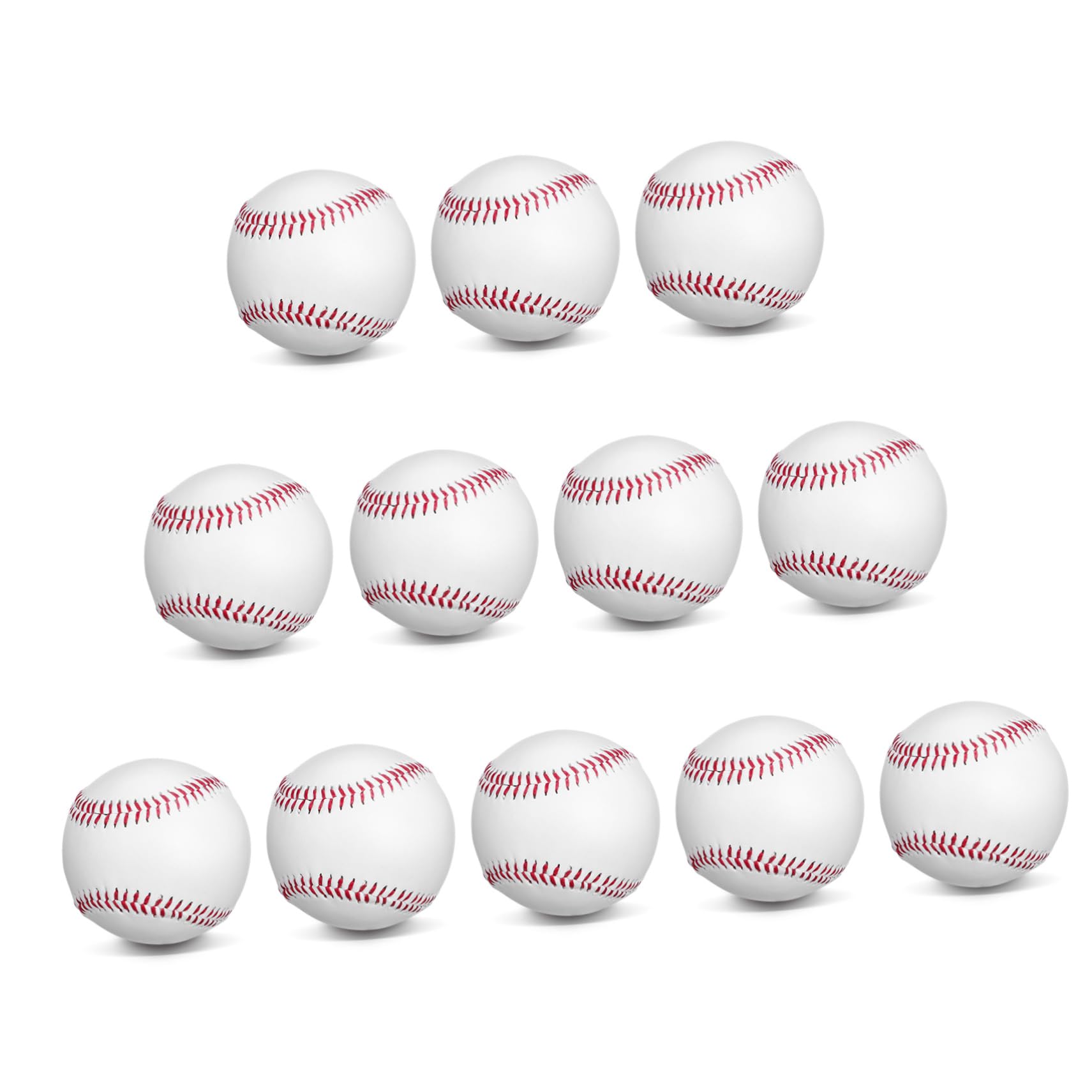 Toddmomy Balones Piezas Béisbol para PVC 12 de Entrenamiento Principiantes