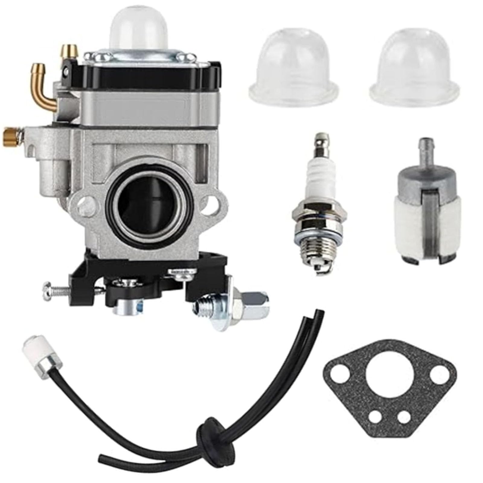 Drblawi Compatible with PR 46BT Carburetor for Poulan Pro PR48BT PR2322 BP400 BP402 PR2322 967086901 150032738 530058436 Eskimo Mako M43 M43Q8 Viper