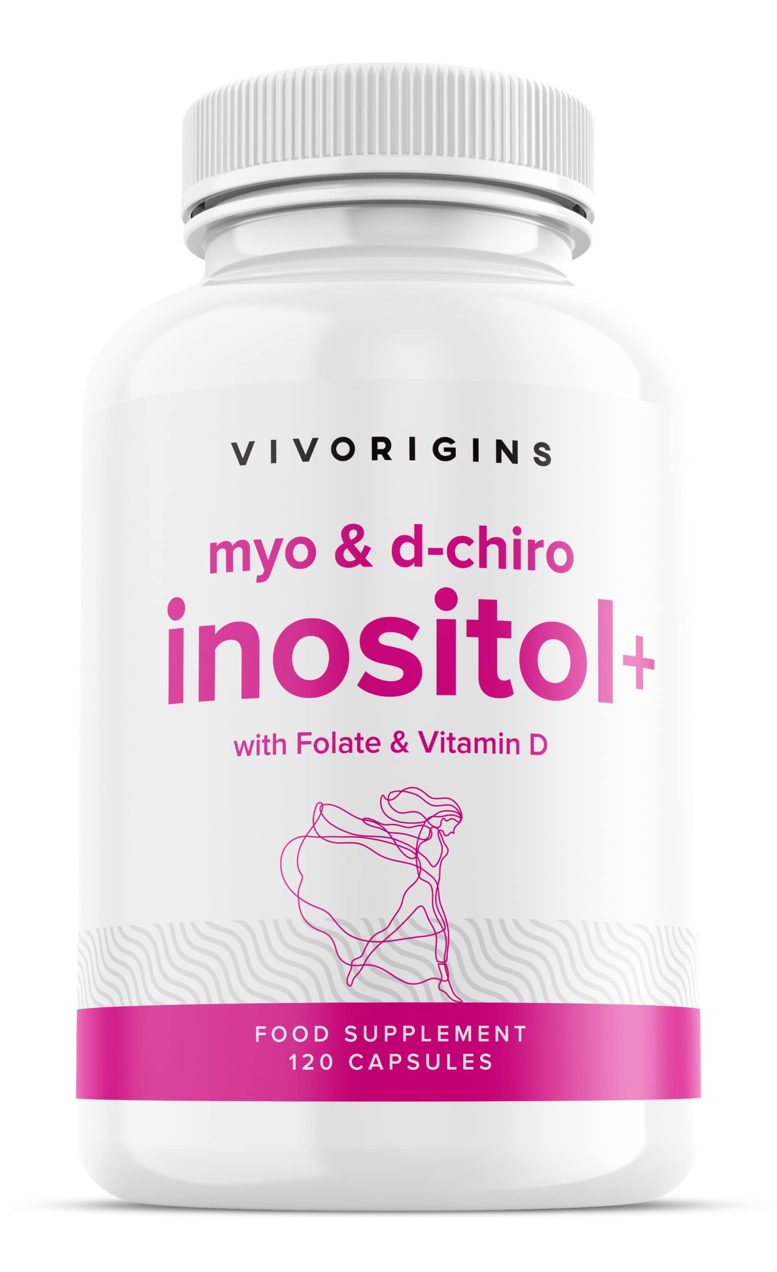 Buy Premium Inositol Capsules MyoInositol and DChiro Inositol Plus