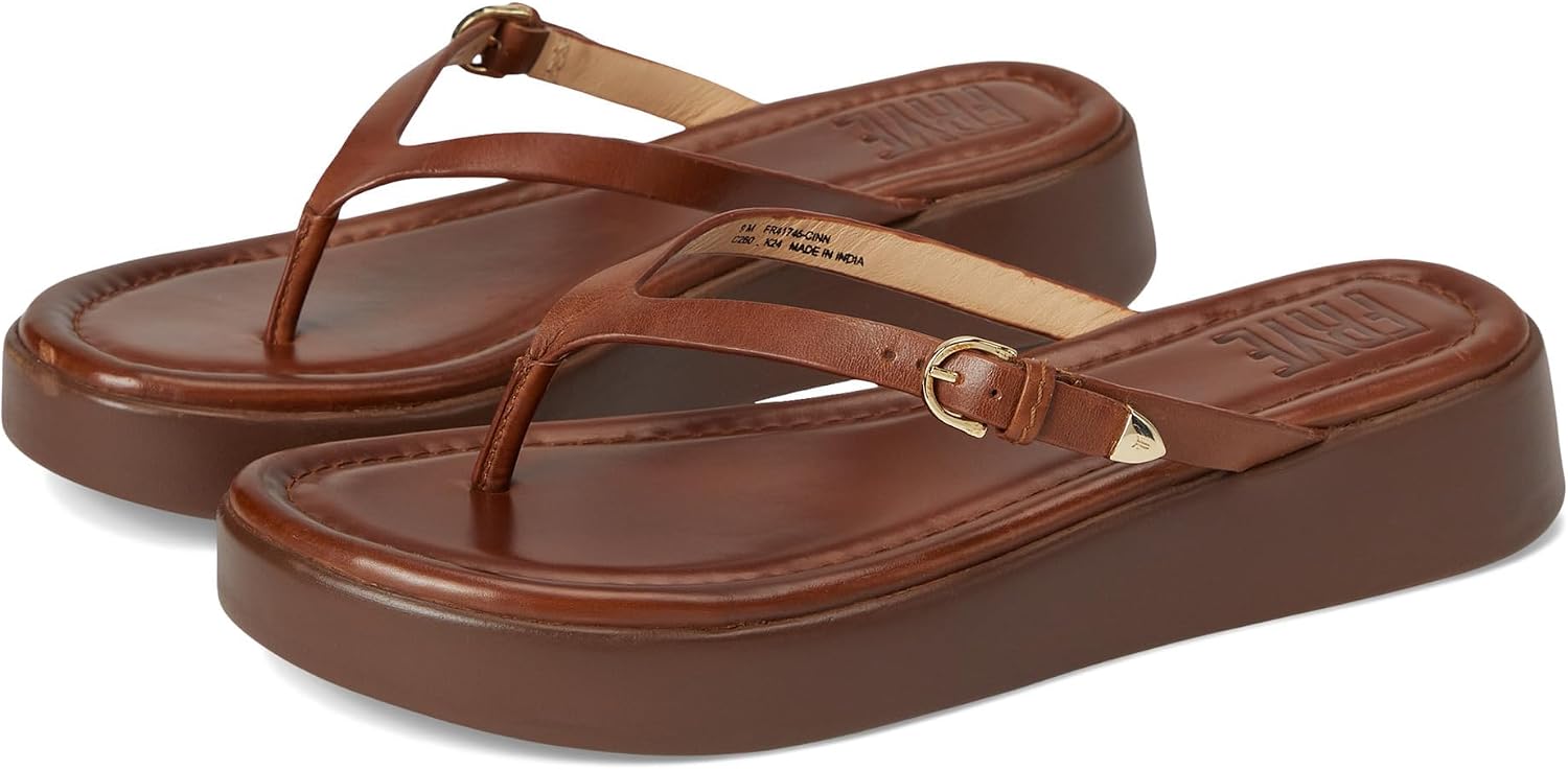 Frye Maya Buckle Thong Sandals