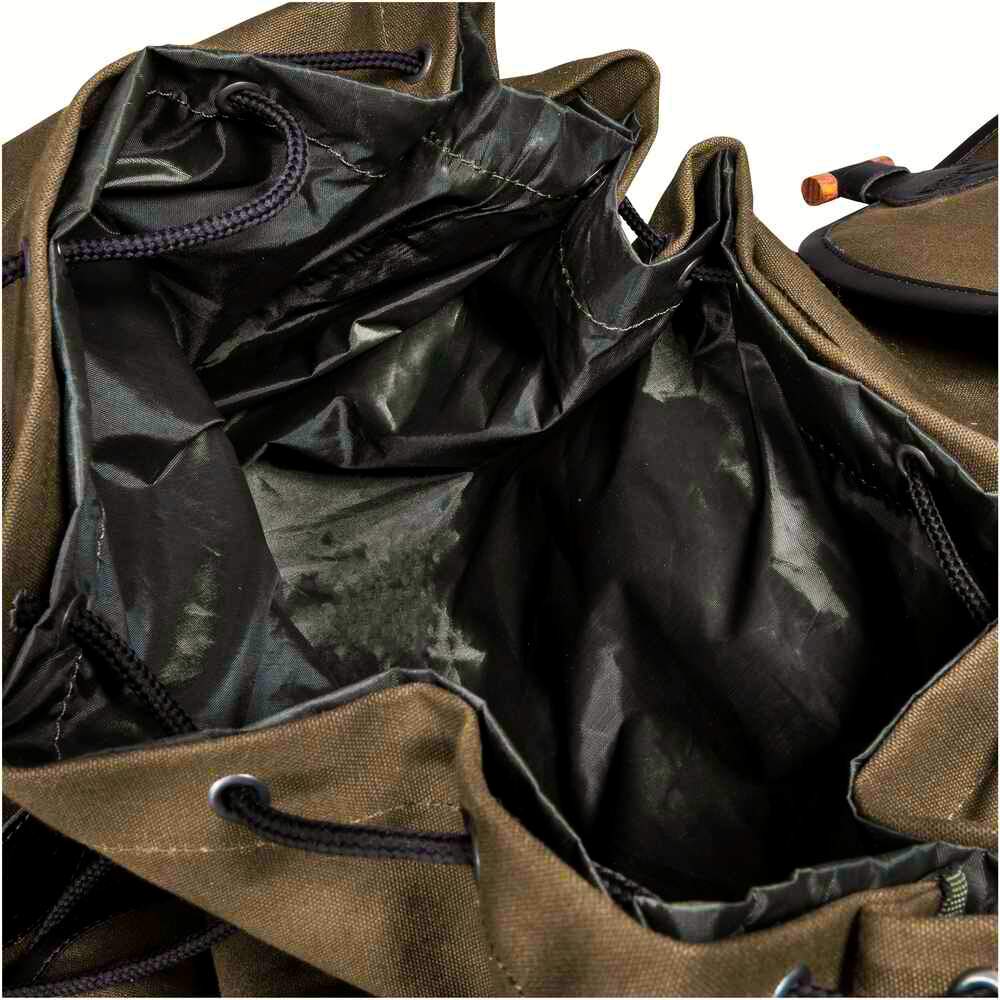 K&S Klassischer Jagdrucksack Segeltuch Grün für Jagd Wandern Trekking Outdoor mit Schweißeinlage 30L