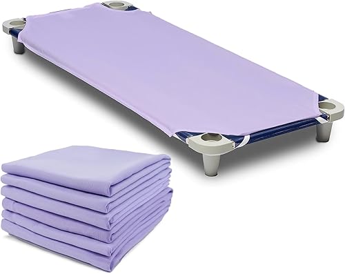 Miniatura 7 de Rollee - Juego de 6 sábanas para cuna con trabillas elásticas para mayor seguridad, tamaño estándar de 23.0 x 52.0in, microfibra supersuave y