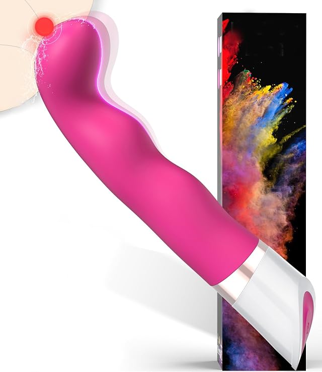 G Spot Vibrator Dildos - Vibrators Wand Curved Tip for Gspot Clitoral Prostate Stimulator Anal Vibrator Sex Toy