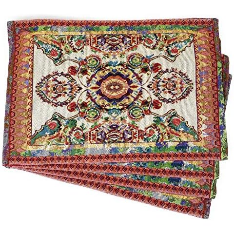 Tache Ornate Paisley Dining Placemats Cover