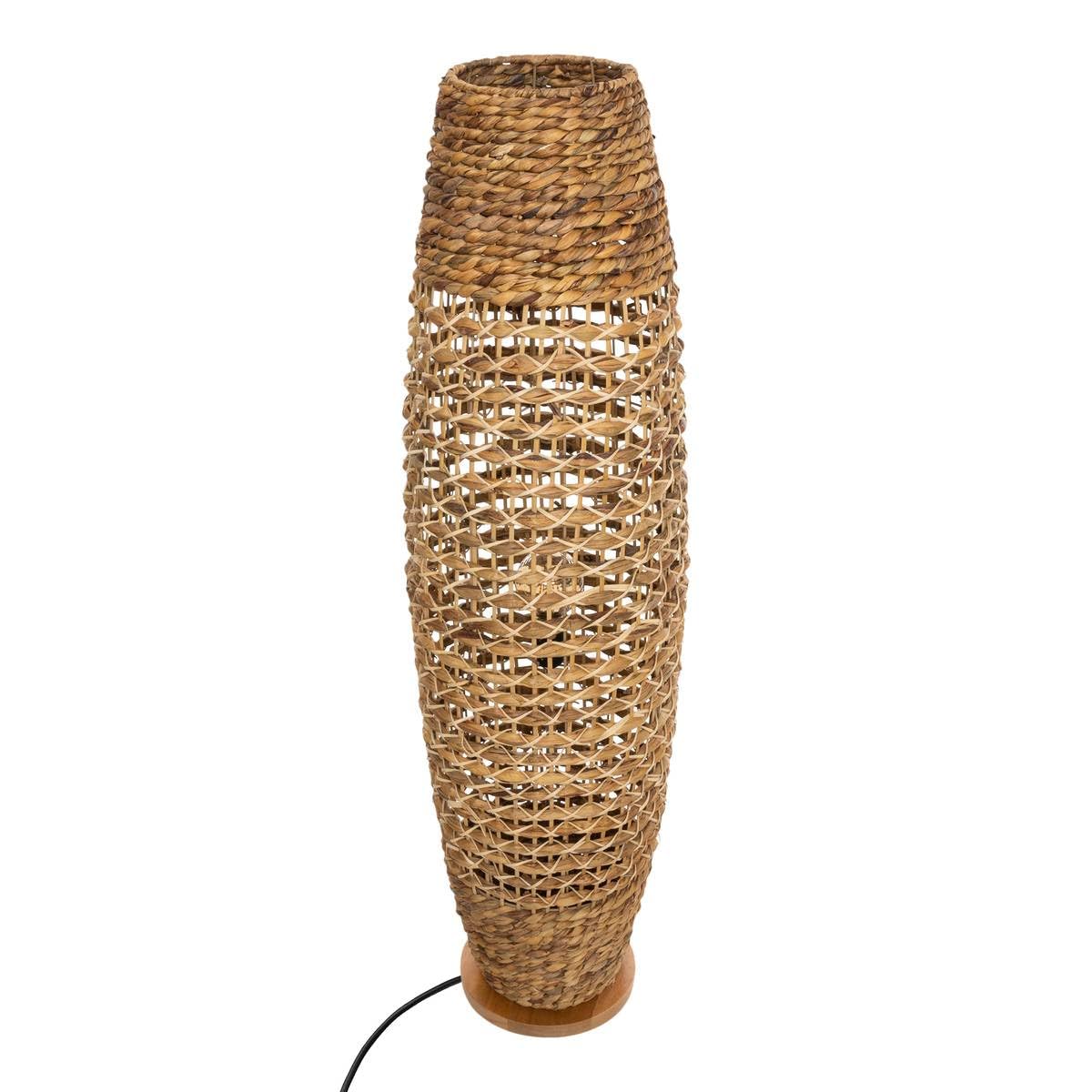 Atmosphera - Lámpara de pie «Sand» - metal y papel H 118 cm