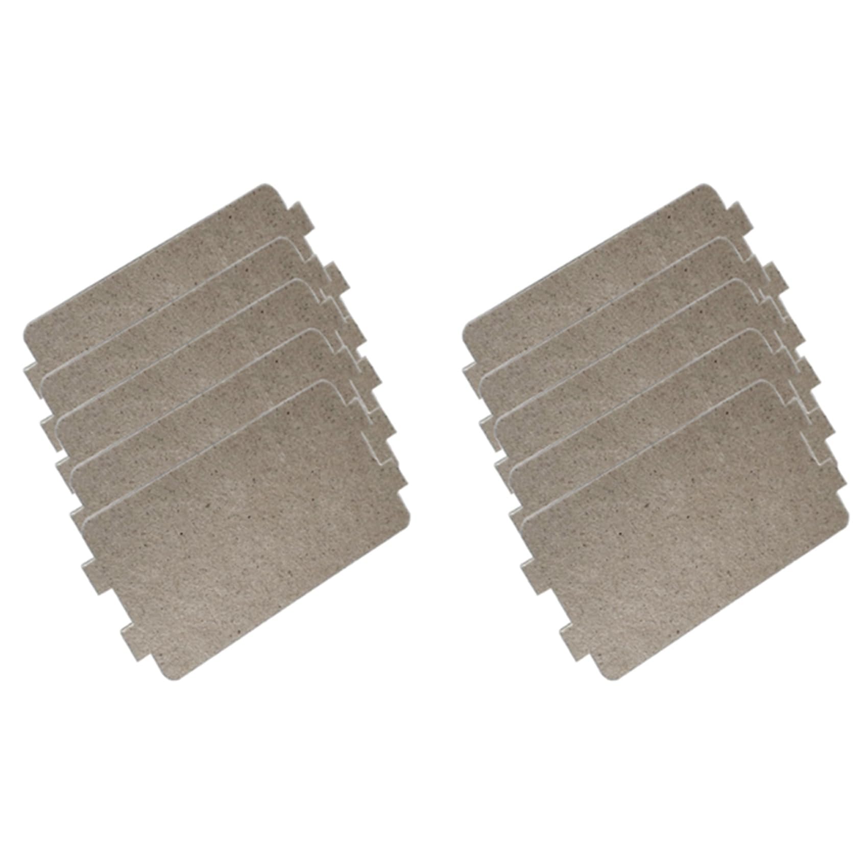 Hndhbfgrt 10Pcs Thickened Wave Guide Spare Parts Accessories Cap Microwave Oven Cover Sheet Universal Repairing Mica Plate