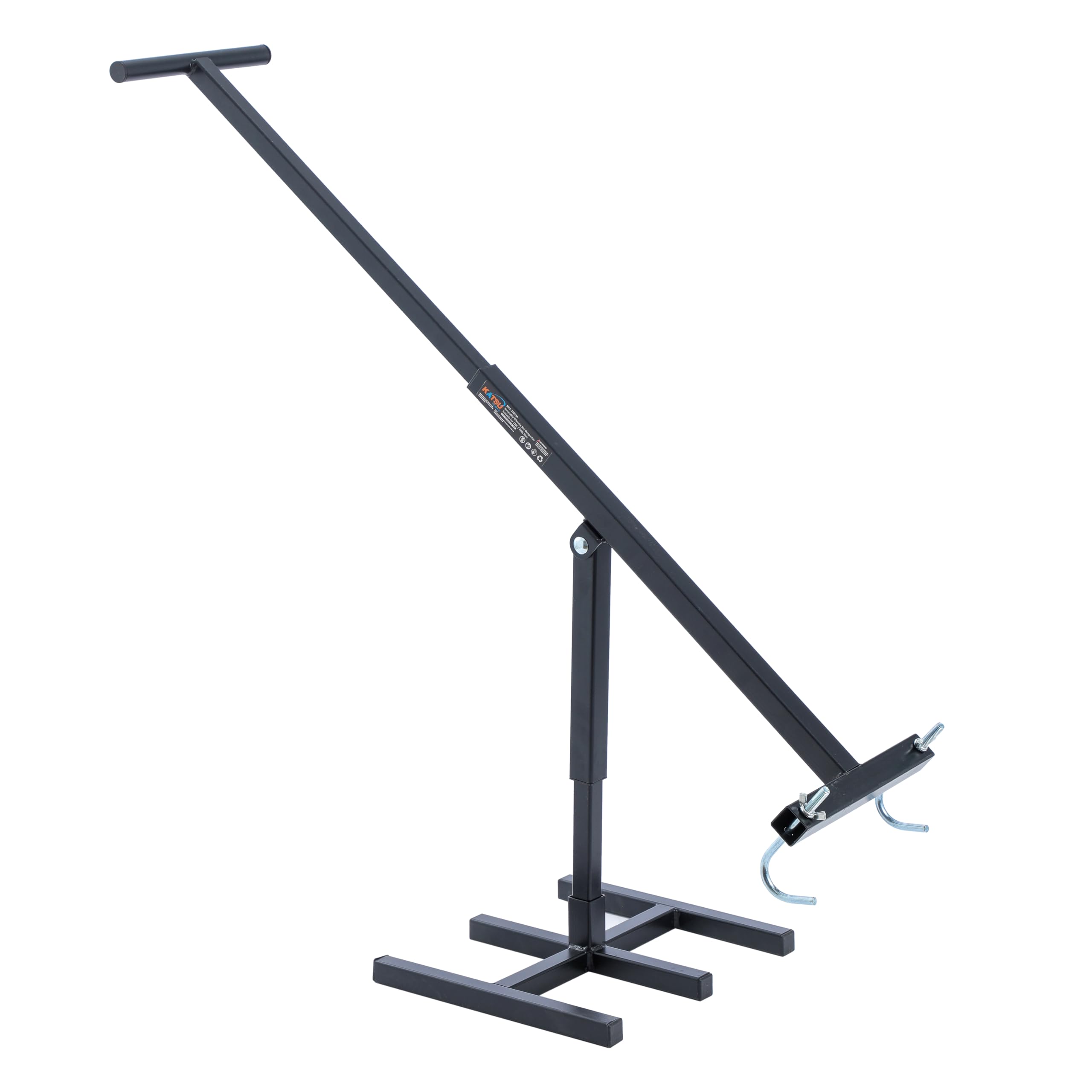KATSU Tools Compactador de basura manual para contenedores con ruedas: altura ajustable, compatible con contenedores de basura con ruedas de 120 a 660 litros