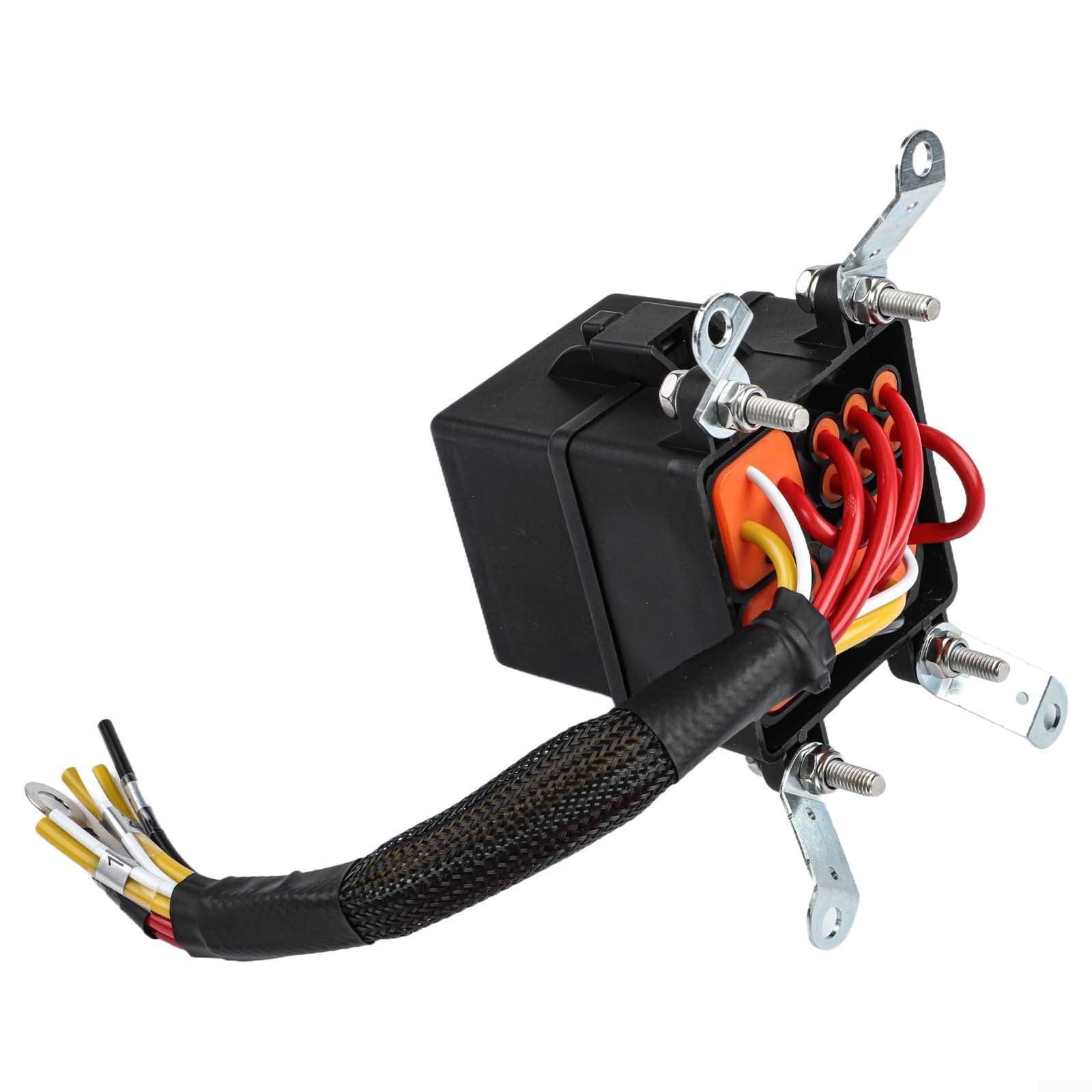 Caja de relé Fuse de 12 V, 4 pines, 5 pines, 40 A, resistente al agua