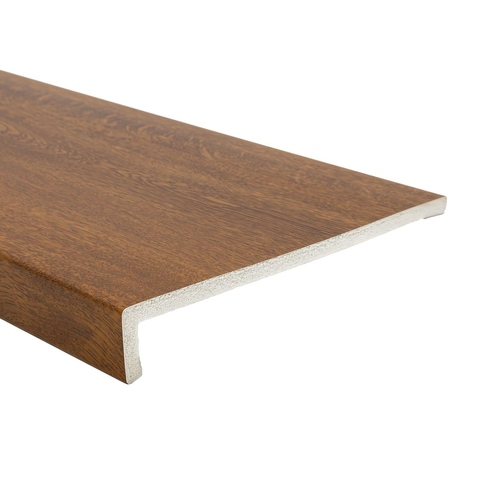 Truly Pvc Limited Golden Oak Window Board Capping Cover (1.25M) - 200Mm