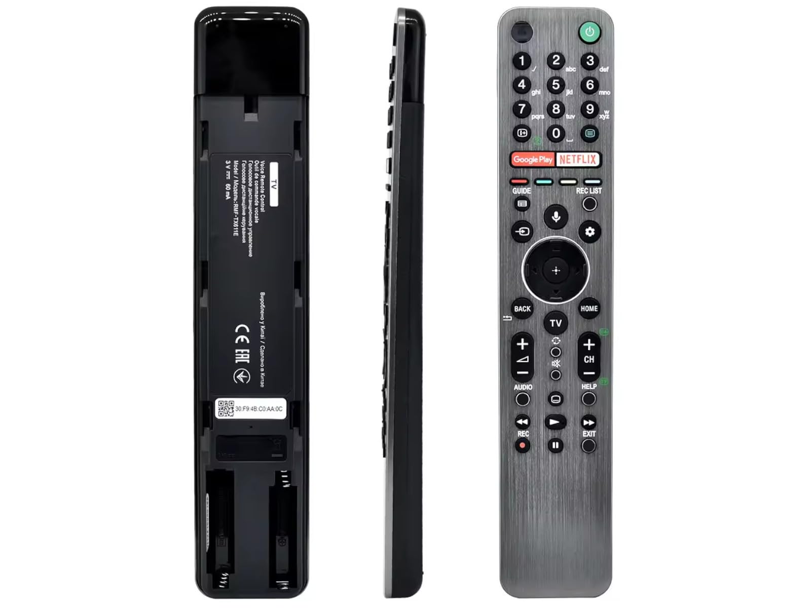 telecomando per SONY RMF-TX611E 100504311 VOICE Backlight