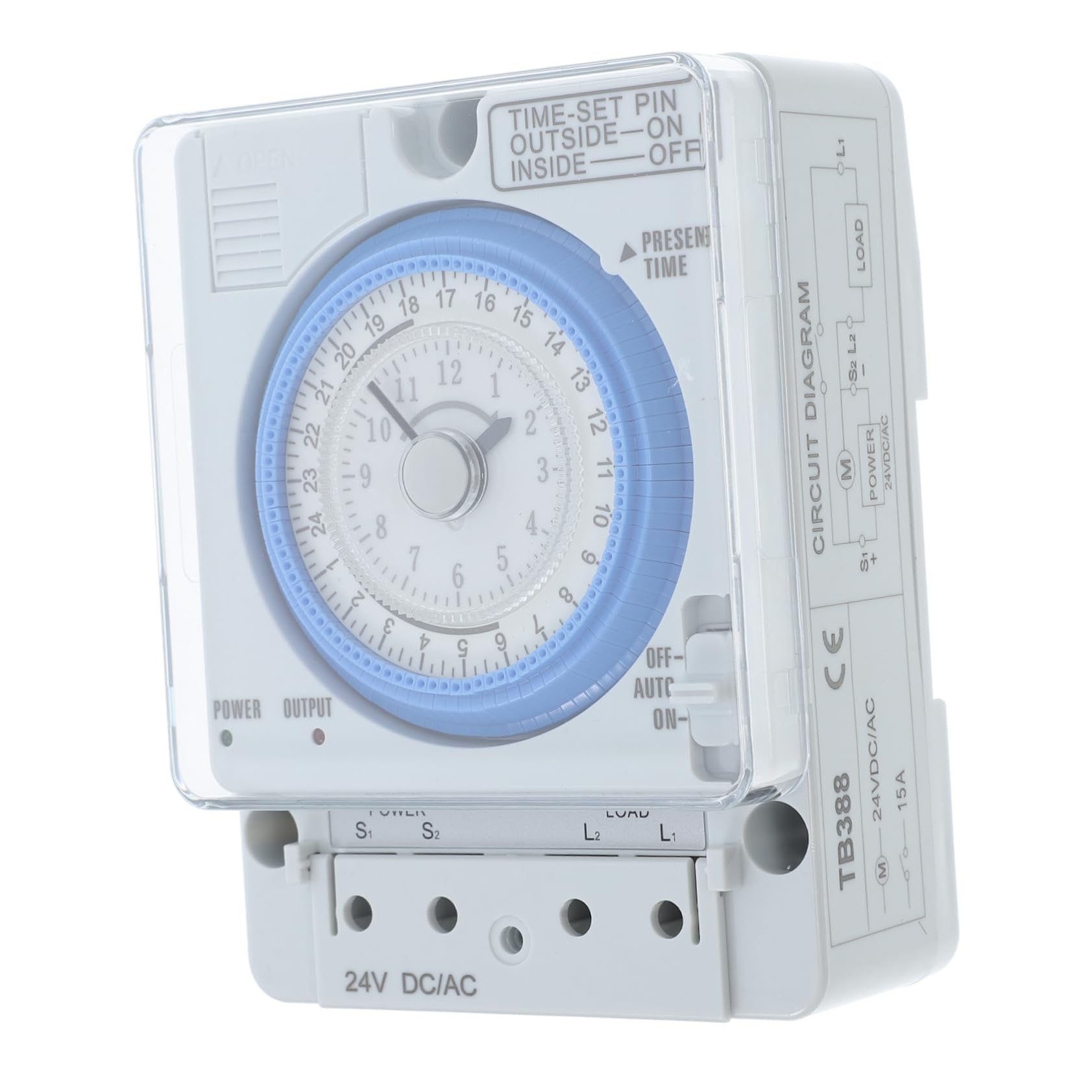 Temporizador Mecánico de Cuenta Regresiva para Cocina Blanco | Pc, Diseño Simple, Portátil Ahorro Energético, Uso en Tortitas, Formato Compacto Estilo Aleatorio