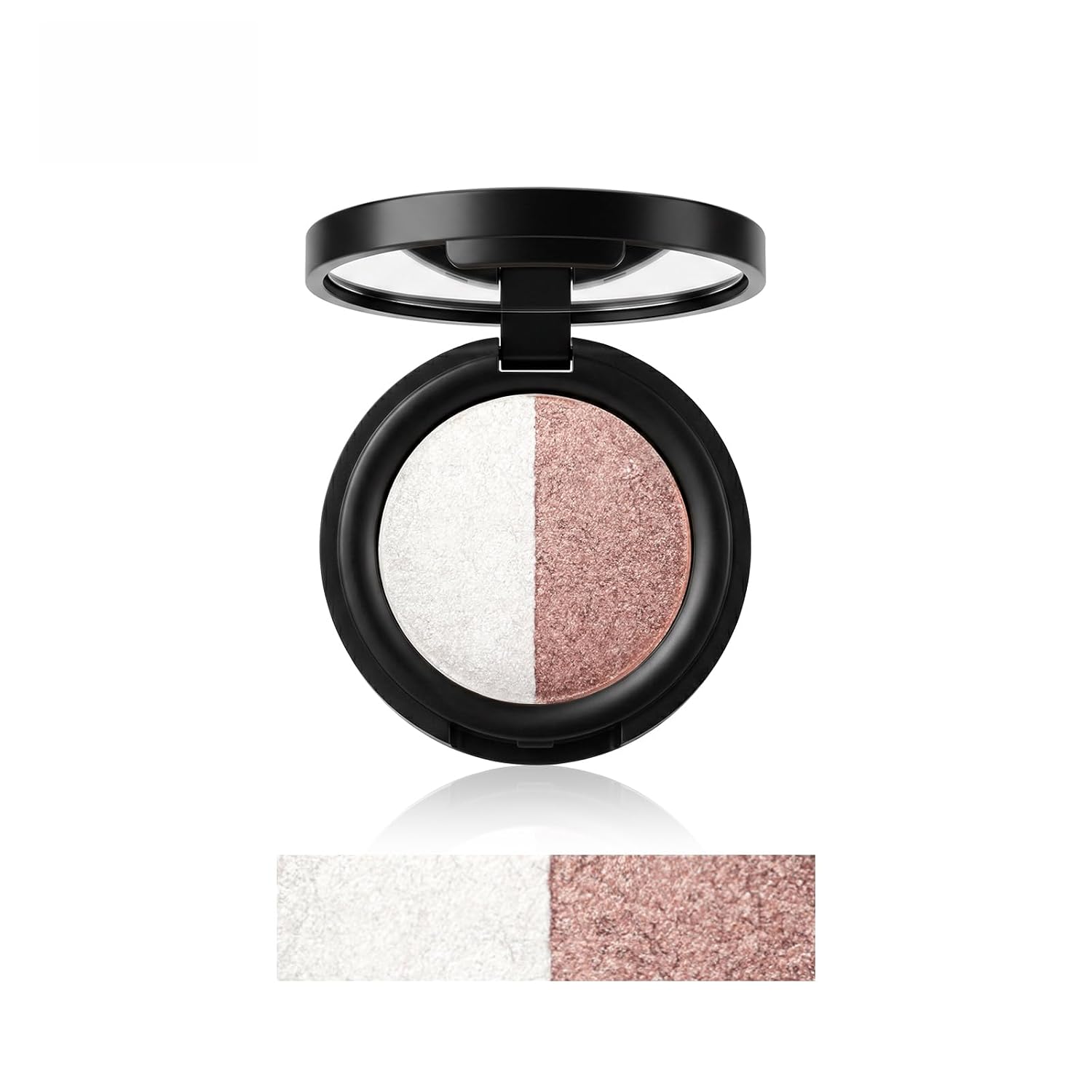 SAUBZEAN Eyeshadow Makeup, Long Lasting Waterproof Shimmer, Silver Brown